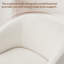 Fauteuil d'appoint pivotant rembourré Caysey Boucle-101895679