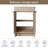 Ayachi 24" Freestanding Bathroom Vanity with Sink, Floor Standing Vanity With 2 Doors and Ceramic Basin Sink Top-1729912050-1729912051
