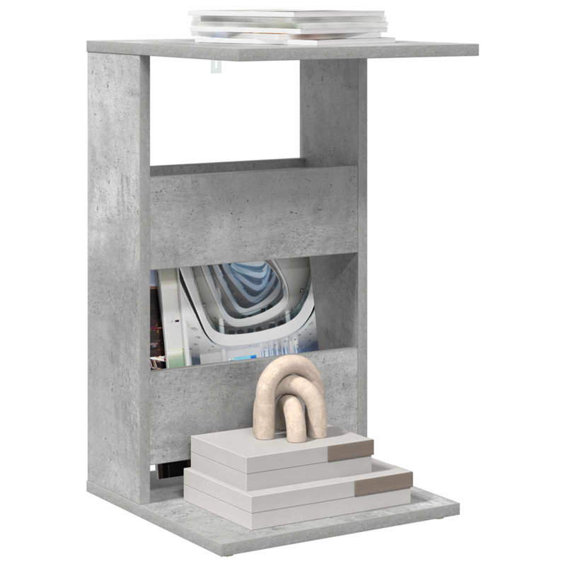 End Table, Concrete Grey