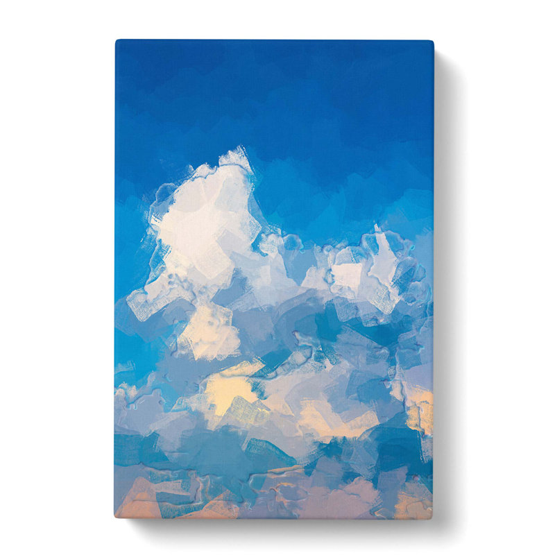 Cloudy View In Abstract - Wrapped Canvas Print, 60cm H x 40cm W x 3cm D