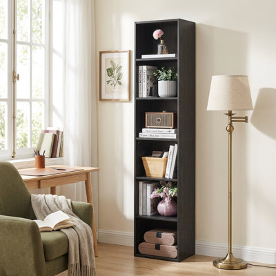 63" H 6-Tier Standard Bookcase