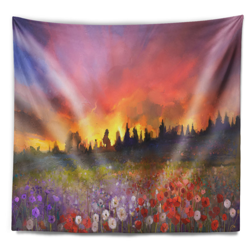 Polyester Tapestry, 32" H x 39" W