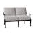 Wiltshire 49.3'' Wide Aluminum Loveseat with Cushions-43011055-26205317