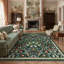 Tapis floral lavable en machine avec envers antidérapant Guston-51273239-51977782-52131639