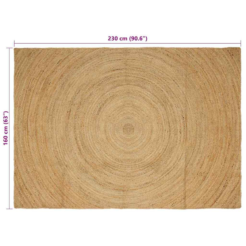 Solid Colour Standard Area Rug, Rectangle 160 x 230 cm