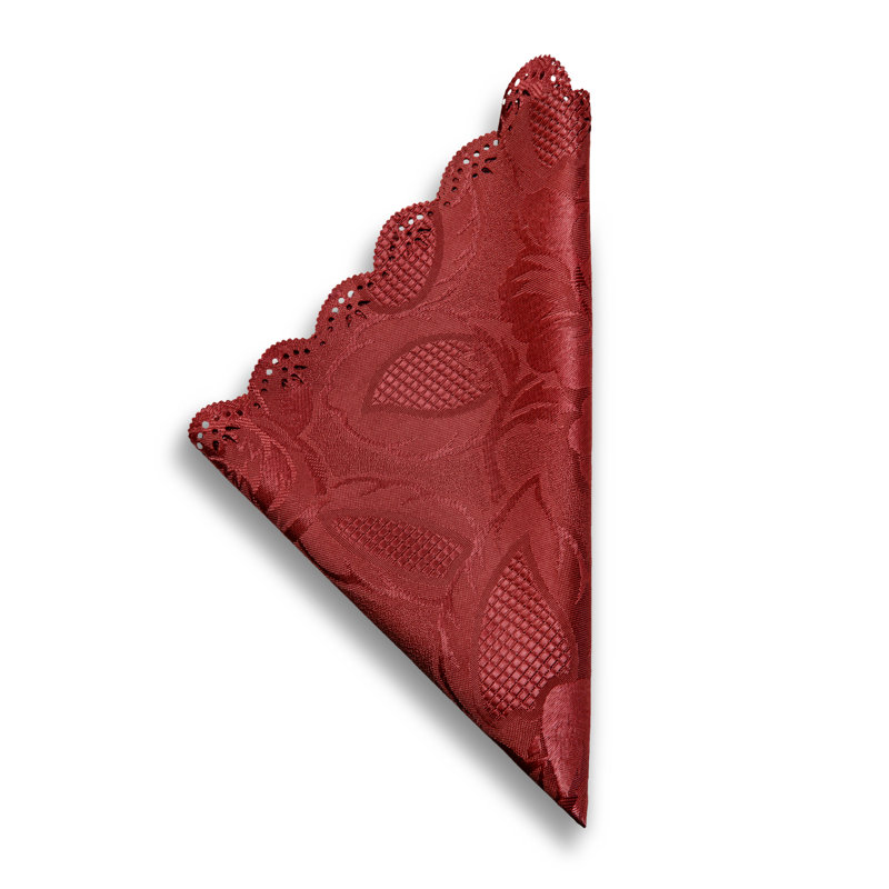 Oley Luxury Rose Damask Table Range, Red, 2cm W x 45cm L