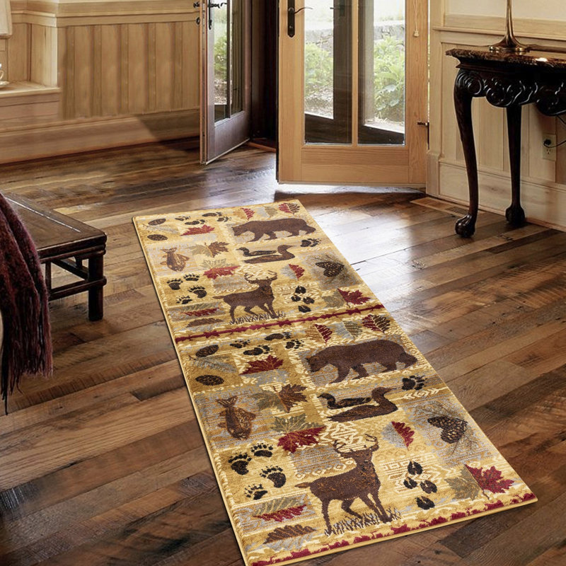 Lodge Area Mat 2Ft 3Ft, Beige Polypropylene, To Stains And Wear, & Pet Polypropylene Floor X , Stain , For A Stylish Home