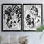«Ocean Inkblot III», ensemble de 2 reproductions de cadres rectangulaires sur toile-1032070312-1032070317