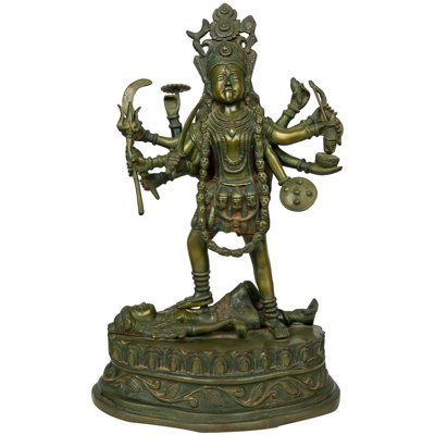 Déesse Kali dans sa Manipulation de Bhadrakali