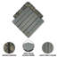 Carreau de terrasse imbriqué en bois 12 po x 12 po-86171311