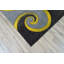 Tapis abstrait gris / jaune Mccampbell-32514790