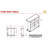 Kite White High Gloss Finish Bar Table