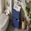 Meuble-lavabo autoportant de 30 po avec lavabo en céramique et tiroirs à extension complète