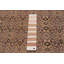 Tapis rectangulaire en laine de style années 1990 Alleigha brun clair 6 pi 4 po x 9 pi 6 po