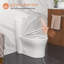 Toilette allongée une pièce à double chasse 1,22 / 1,6 GPF (siège inclus)