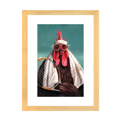 «The Tennis Pro» par Lucia Heffernan - reproduction d'art