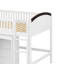 Lit mezzanine en bois avec tête de lit à DEL et garde-robe et armoire de rangement, cadre de lit mezzanine avec garde-corps de sécurité-1310836321-1310836327