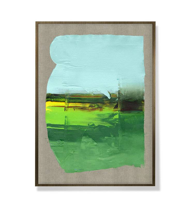 Blur 32 Print by Ngo, PC, Gold Framed Canvas, 22" H x 16" W