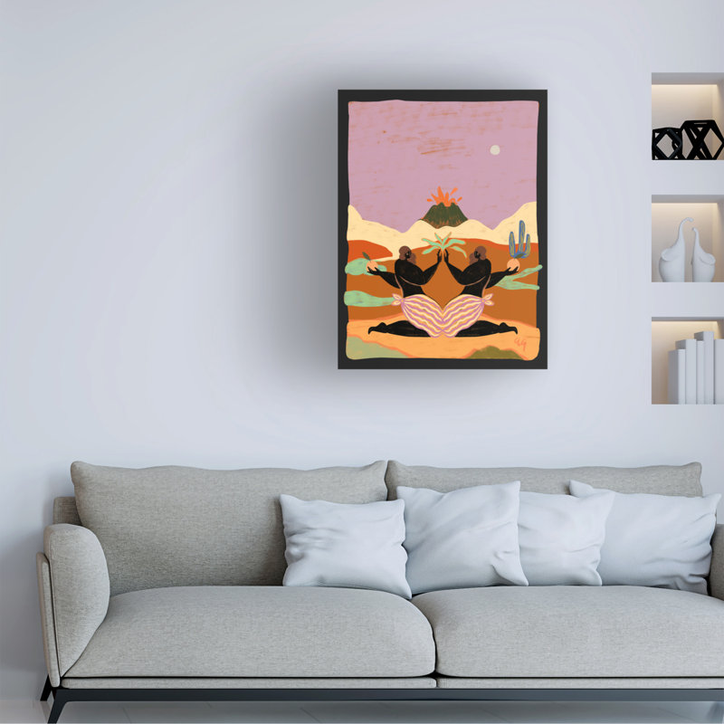 «Lava On Canvas» par Arty Guava, reproduction, H 47 po x l 35 po x P 2 po
