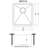 Ruvati 16 x 18 inch Undermount Bar Prep Kitchen Sink Rounded Corners Stainless Steel Single Bowl