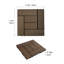 Ensemble de tuiles de terrasse en bois et en plastique composite de 20 pièces-113943783