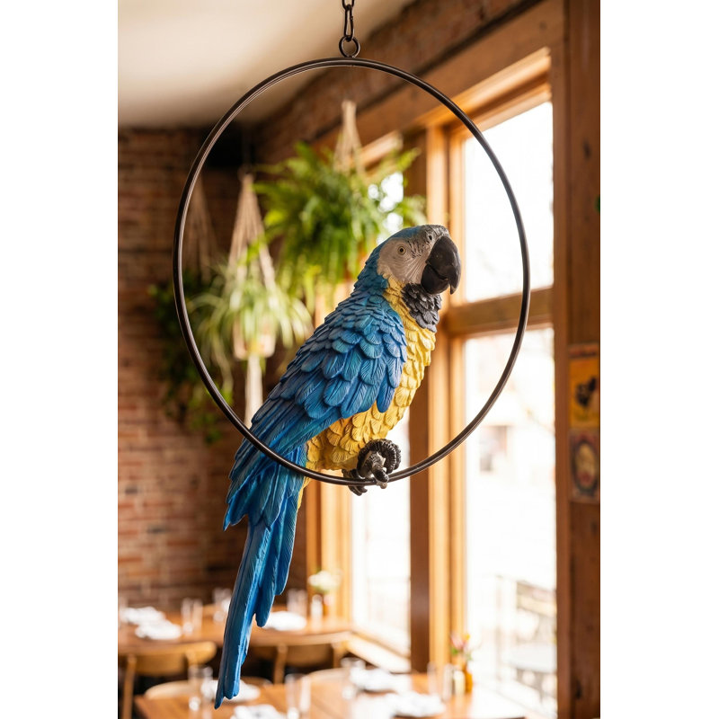 Statue de perroquet Polly au paradis, Grand