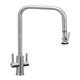 Fulton Modern Extended Reach 2 Handle Plp Faucet - Lever Sprayer