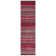 Tarren Handwoven Wool Red Striped Rug