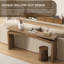 Canapé console en bois 63 pouces pour hall d'entrée et salon