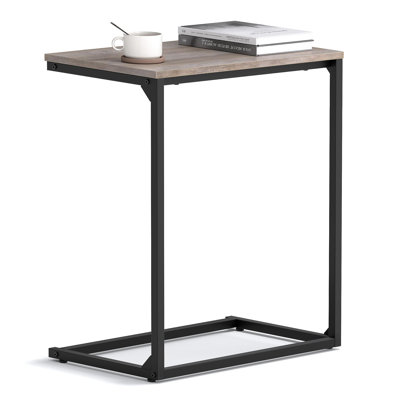Hufsah C Shape End Table
