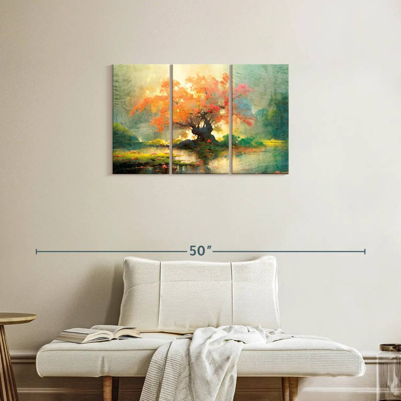 Harnek Enchanted Spring Tree, 20" H x 33" W