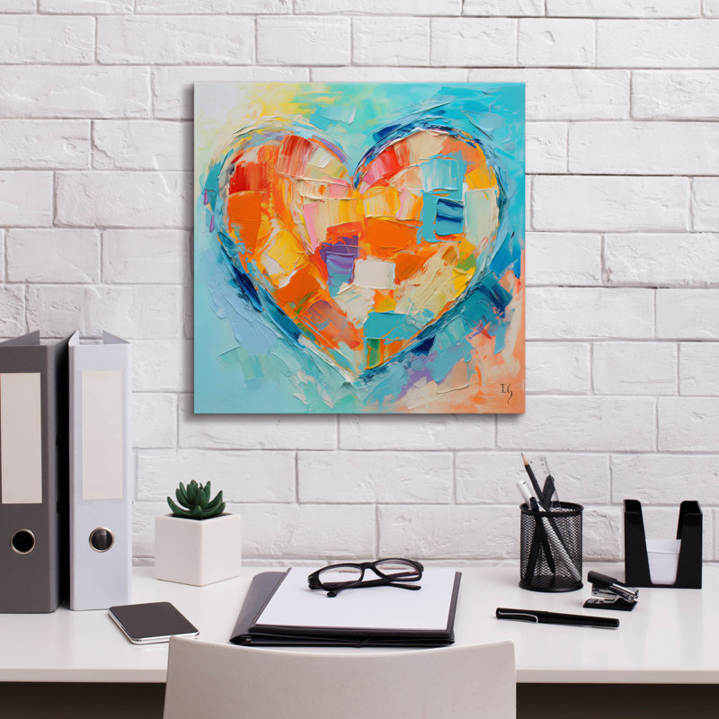 «Colours of Emotion» d'Ivan Guaderrama, H 18 po x l 18 po x P 0,75 po