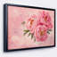 «Peony Flowers in Vase on Pink», reproduction d'impression sur toile tendue-26692633