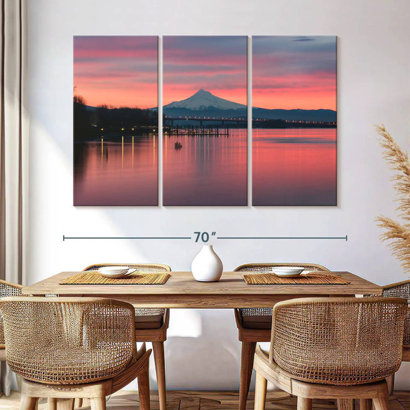 Alvord Columbia River Sunset View, 42" H x 65" W