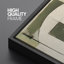 «Mid Century Shape Abstract Geometric Shapes», reproduction encadrée sur toile-98042272-111665209