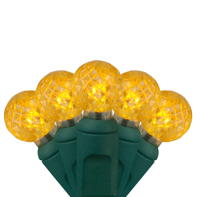 70 Light LED Mini Globe String Lights, Gold