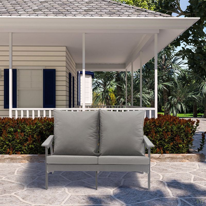 Patio Sofa Outdoor Loveseat Sofa 2-Seater