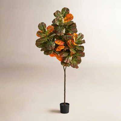 Autumn Fiddle Leaf Artificial Tree
