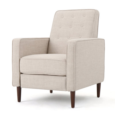 Mid-Century Modern Recliner Pushback chair