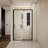 44-48" W X 72" H Scalable Adjustable Frame Shower Door With 1/4"(6Mm) Clear SGCC Tempered Glass,Transparent Safety Film For Glass,Aluminium Alloy Matte Black Finish ,Reversible Installation