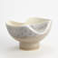 Cream Rises Dented Handmade Ceramic Decorative Bowl