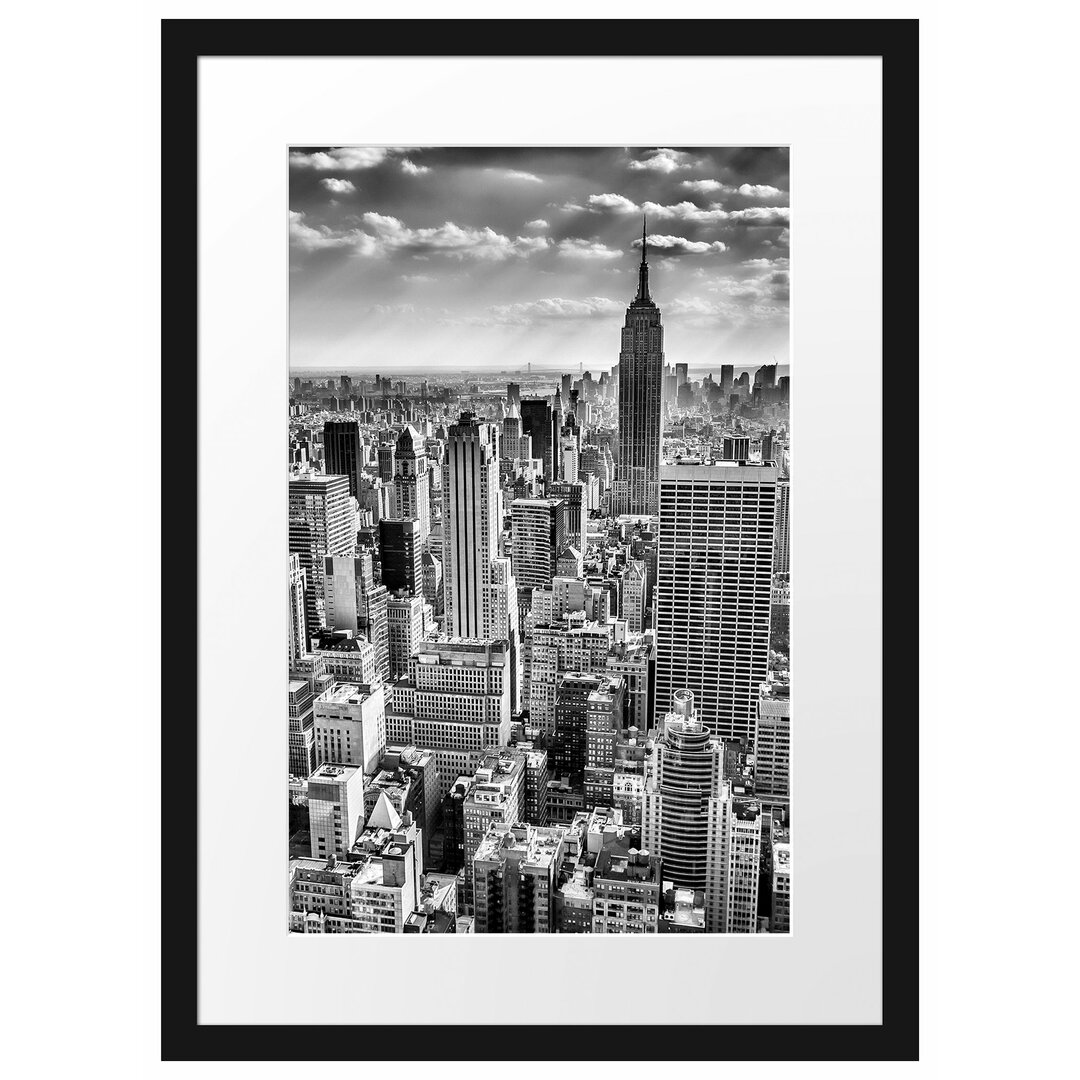 Gerahmtes Poster New York bei Tag