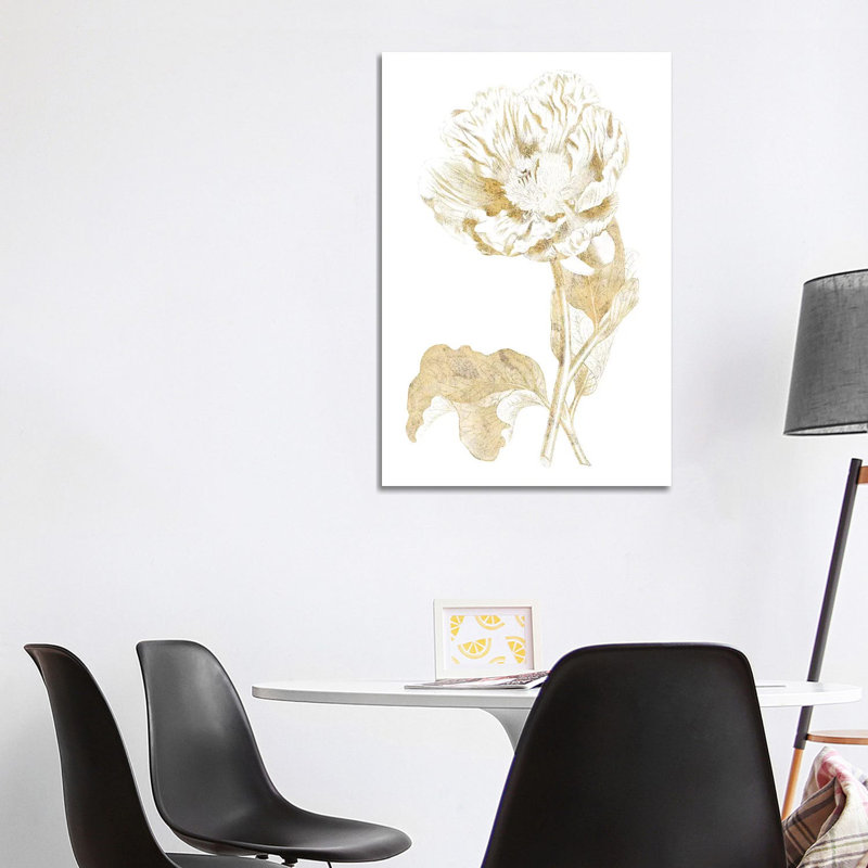 Gilded Botanical VII by Wild Apple Portfolio - Wrapped Canvas Painting, 101.6 cm H x 66.04 cm W x 3.175 cm D