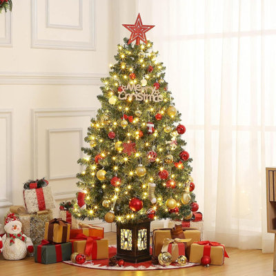 54' H Lighted Artificial Christmas Tree