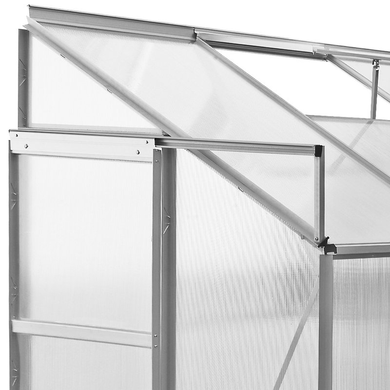 Arya 4 Ft W x 6.2 Ft D Lean-To Greenhouse