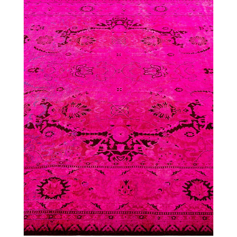 Overyed One-of-a-Kind Rectangle 6'3" X 9' Hand Knotted Area Rug
