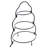 Elama 3 Tier Round Plate Porcelain Serveware Set