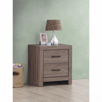 2-Drawer Bedroom Nightstand