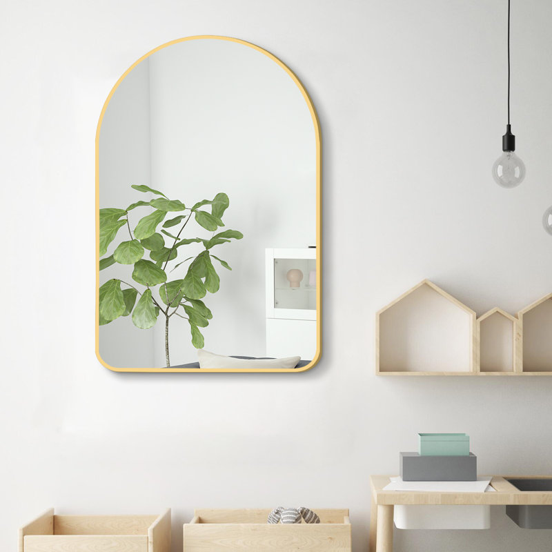 Miroir mural Alessandrina, Doré