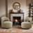 Denison 32'' Swivel Barrel Chair-111634276
